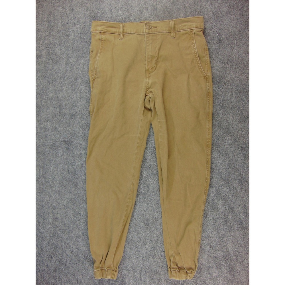 Levis XX Chino Mens 31x27 Standard Taper Brown Solid Joggers Streetwear Gorpcore